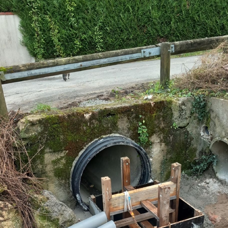 Transports Autreche Defeings Terrassement Tours Remise En Conformite Des Eaux Pluviales Pour Une Commune Avant